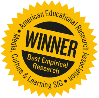 Winner: Best Empirical Research, AERA, Media, Culture, and Learning Special Interest Group